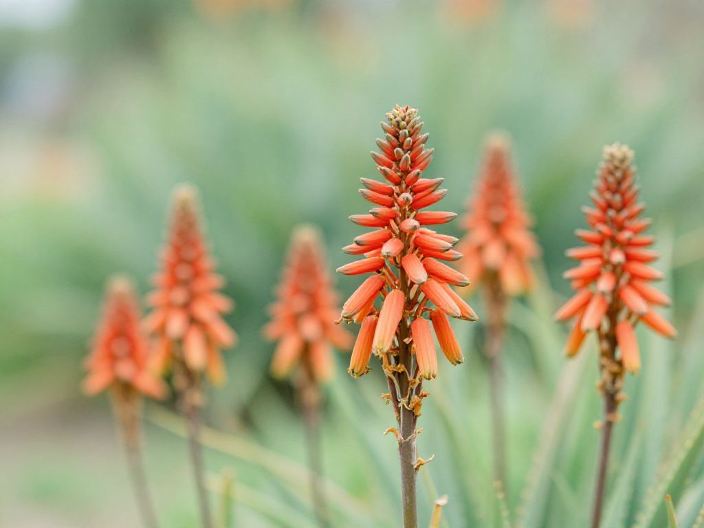 aloes w okresie kwitnienia