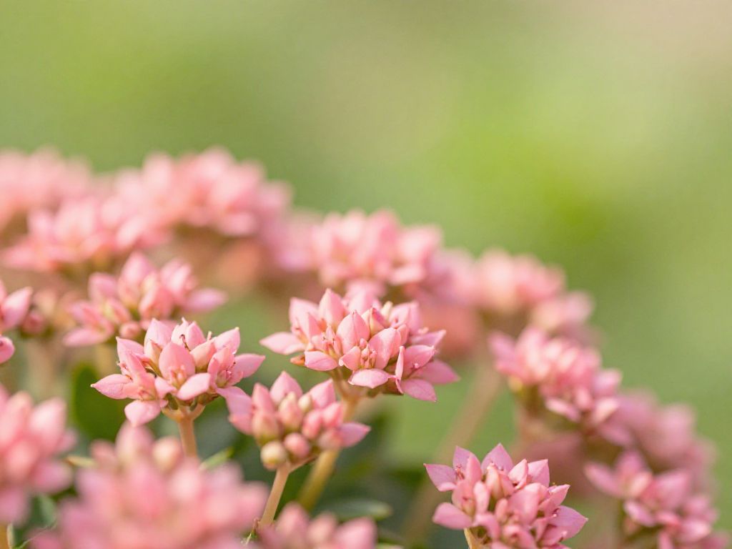 rozchodnik okazały w okresie kwitnienia